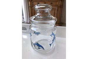 Voorraadpot snoeppot opbergpot dolfijn dolfijnen