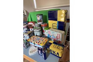 24 blikken, oud en nieuw, bus en blik, diverse soorten, loss