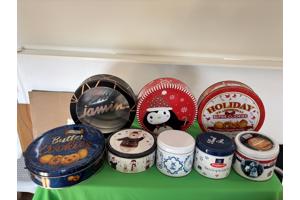 24 blikken, oud en nieuw, bus en blik, diverse soorten, loss