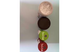 24 blikken, oud en nieuw, bus en blik, diverse soorten, loss