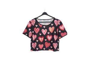 croptop hartjes patroon L