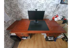 Houten bureau 170 - 230 cm
