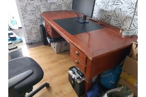 Houten bureau 170 - 230 cm