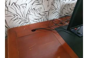 Houten bureau 170 - 230 cm