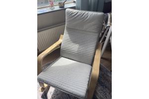 Fauteuil/schommelstoel NIEUW (eikenfineer)