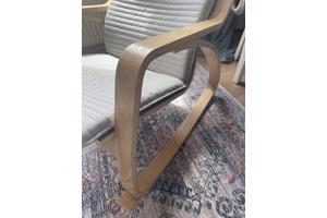 Fauteuil/schommelstoel NIEUW (eikenfineer)