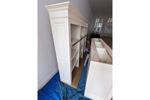 Large white bookcase / storage unit