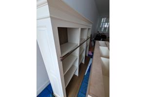 Large white bookcase / storage unit