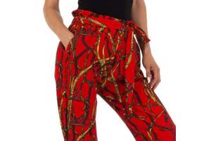 Fashion Design broek rood S/M