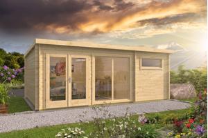 Blokhut - Tuinhuis Flow 2.0 | 40 mm | vuren onbehandeld