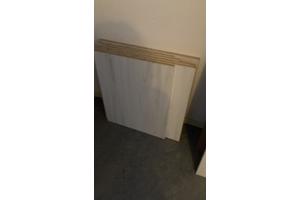 Kast, B40,H200,D48cm 4 planken 2 lades