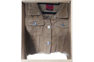 Daisy korte corduroy jas camel M