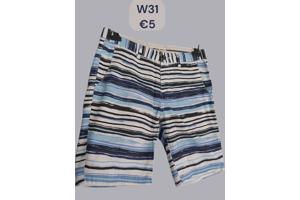 Ature korte broek blauw W31