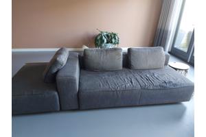 Antraciet bank 3 tot 5 zits