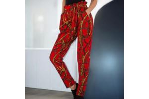 Fashion Design broek rood S/M