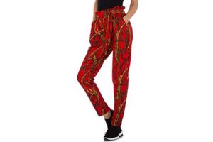 Fashion Design broek rood S/M