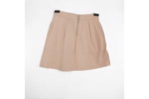 Meisjes plooi rok lichtroze 158