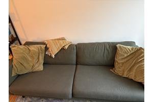 Groene goed zittende bank