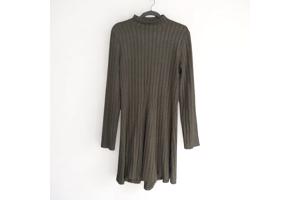 Khaki groene stretchy jurk 2XL/44