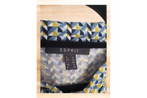 Esprit tuniek blauw mosterdgeel 44