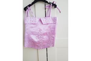 2 Delig Bruidsmeisje jurk met hoepel -- Maat