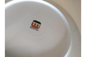 2 Monopoli Porcellana D'Italia borden 22 cm en 28 cm