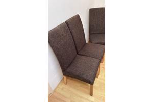 4 Eetkamerstoelen  Nette staat, kunnen nog prima ronde mee.
