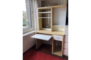 Bureau kinderkamer met uitschuifbaar blad en whiteboard