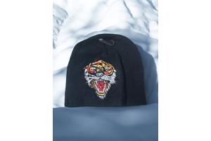 set van 3x glitter skull mutsen