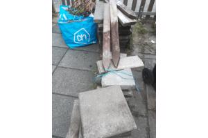 Tegels tuin 60x30 12x en 30x30 20x