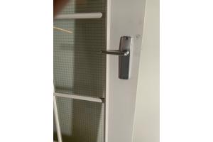 Binnendeur met gestaald glas