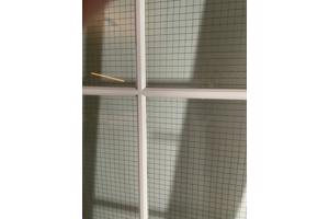 Binnendeur met gestaald glas