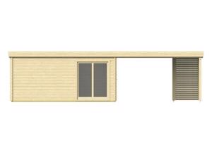 Blokhut - Tuinhuis Casper | 58 mm | vuren onbehandeld