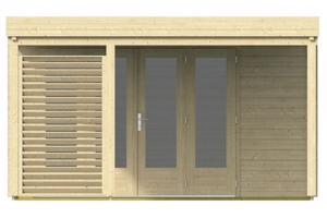Blokhut - Tuinhuis Casper | 58 mm | vuren onbehandeld