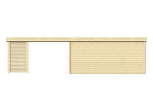 Blokhut - Tuinhuis Casper | 58 mm | vuren onbehandeld
