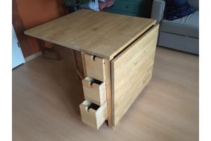Inklapbare tafel met 6 laden