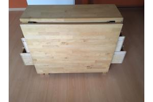 Inklapbare tafel met 6 laden