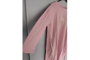 Arino sweatjurk motorcycle strass steentjes roze XL/XXL