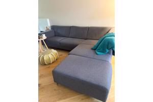 Lounge / chill bank antraciet grijs