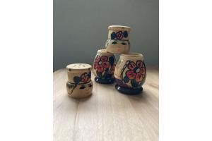Poppetjes Matroesjkas + Peper en Zout stel