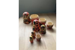 Poppetjes Matroesjkas + Peper en Zout stel