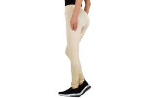 Holala stretchy legging creme goud glitter S/M 36/38