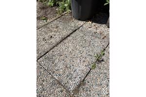 Gratis opvulzand en tegels