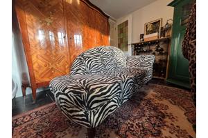 Zwart witte zebrabank