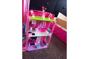 Bloks barbie huis, incompleet