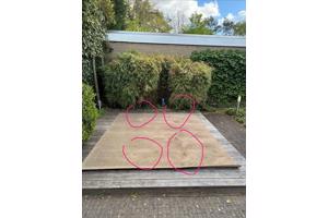 Vloekleed donkerbruin 240 x 300 cm