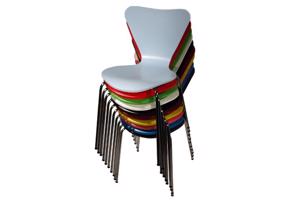 Designstoel Series 7 stapelbaar hout