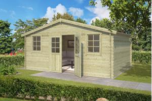 Blokhut Udo 480x300 Onbehandeld vuren