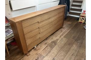 Opklapbed - hout  murphy bed