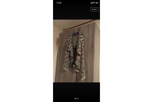 warme gekleurde open vest